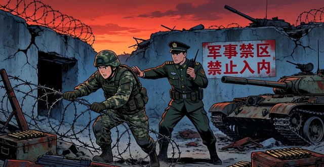 军事爱好者擅自进废弃阵地被教育，警惕境外间谍窃密