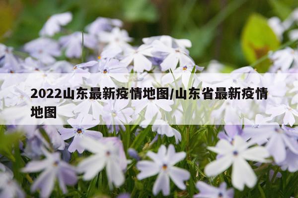 2022山东最新疫情地图/山东省最新疫情地图
