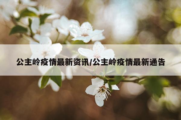 公主岭疫情最新资讯/公主岭疫情最新通告