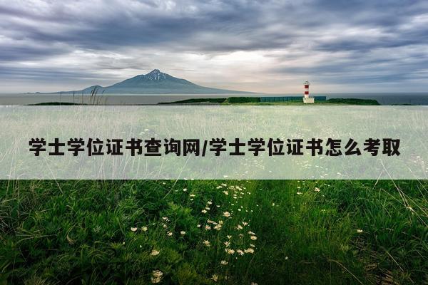 学士学位证书查询网/学士学位证书怎么考取