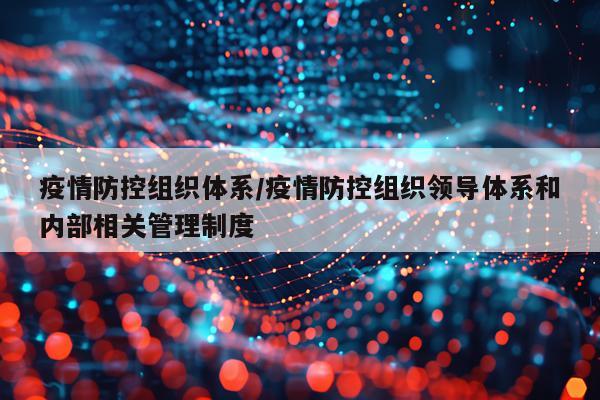 疫情防控组织体系/疫情防控组织领导体系和内部相关管理制度
