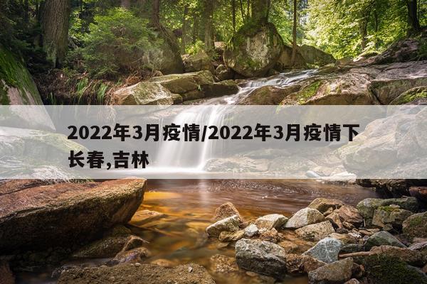 2022年3月疫情/2022年3月疫情下长春,吉林