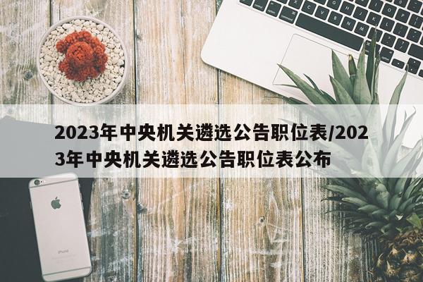 2023年中央机关遴选公告职位表/2023年中央机关遴选公告职位表公布