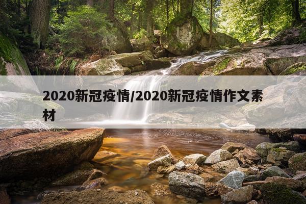 2020新冠疫情/2020新冠疫情作文素材