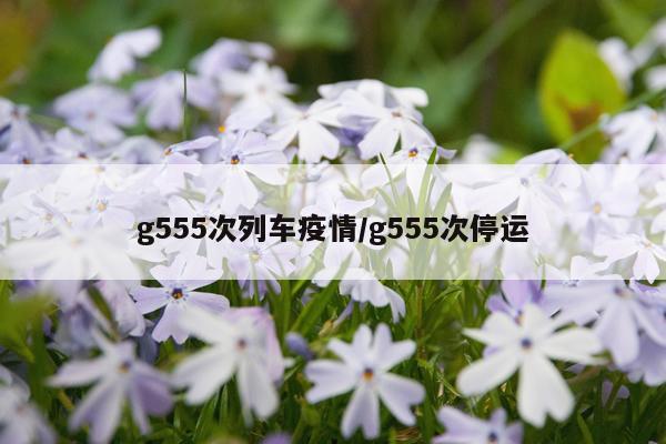 g555次列车疫情/g555次停运
