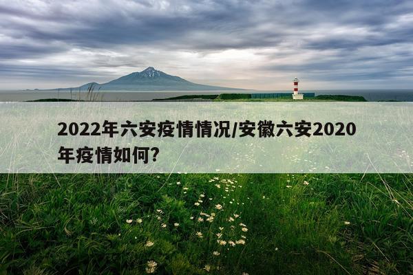 2022年六安疫情情况/安徽六安2020年疫情如何?