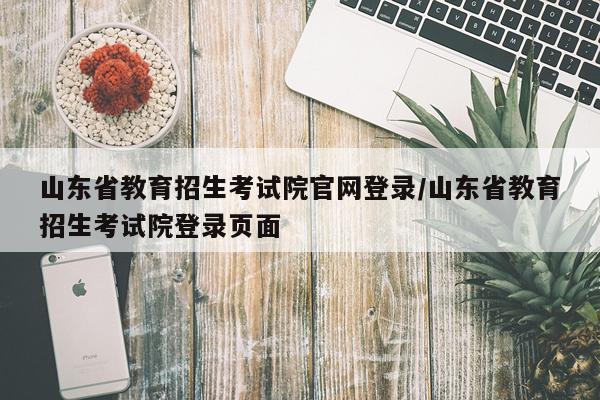 山东省教育招生考试院官网登录/山东省教育招生考试院登录页面