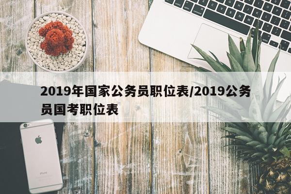 2019年国家公务员职位表/2019公务员国考职位表