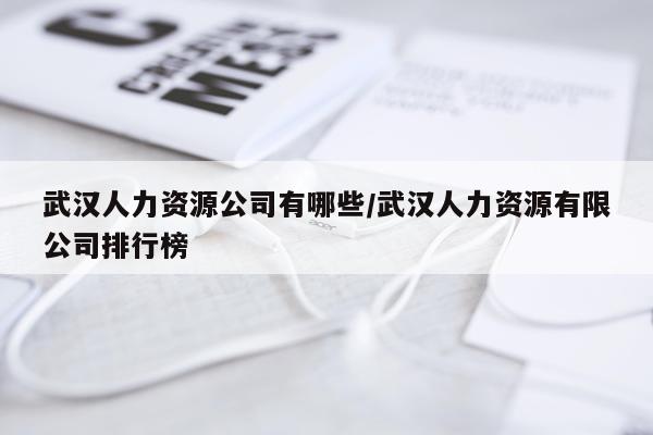 武汉人力资源公司有哪些/武汉人力资源有限公司排行榜