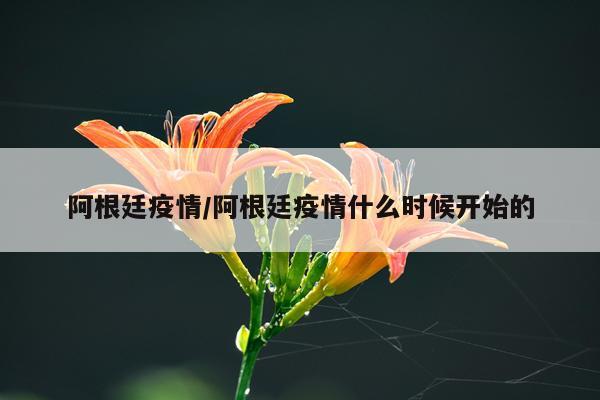 阿根廷疫情/阿根廷疫情什么时候开始的