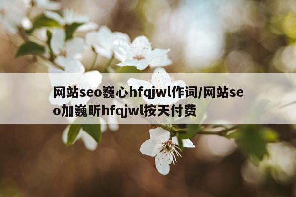 网站seo巍心hfqjwl作词/网站seo加巍昕hfqjwl按天付费