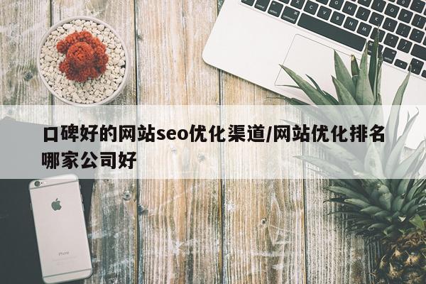 口碑好的网站seo优化渠道/网站优化排名哪家公司好