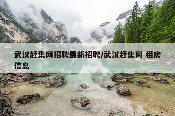 武汉赶集网招聘最新招聘/武汉赶集网 租房信息