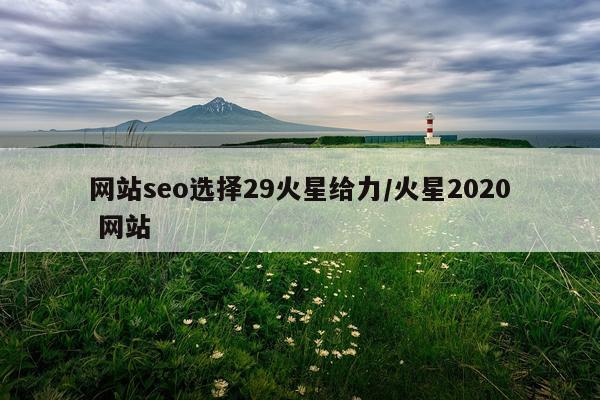 网站seo选择29火星给力/火星2020 网站