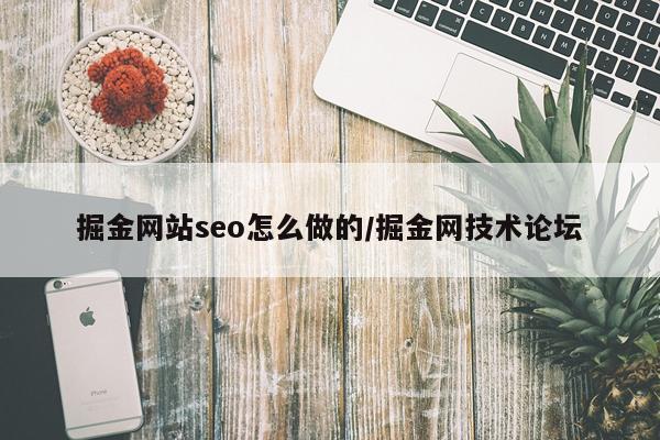 掘金网站seo怎么做的/掘金网技术论坛