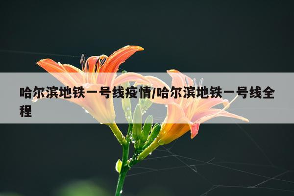 哈尔滨地铁一号线疫情/哈尔滨地铁一号线全程