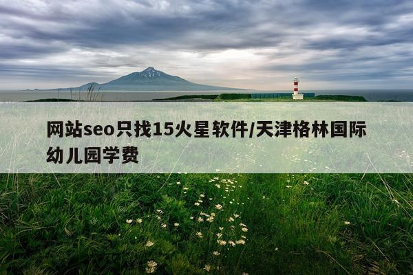 网站seo只找15火星软件/天津格林国际幼儿园学费
