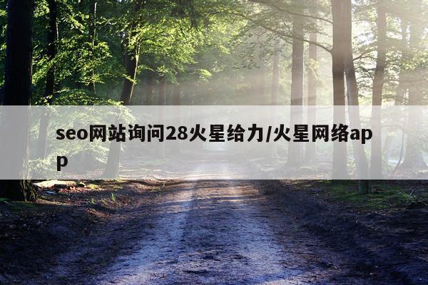 seo网站询问28火星给力/火星网络app