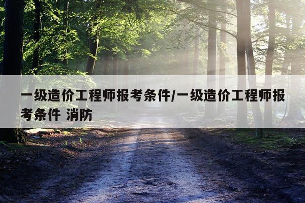 一级造价工程师报考条件/一级造价工程师报考条件 消防