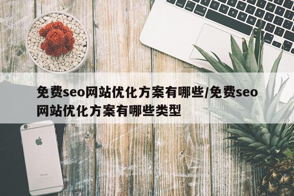 免费seo网站优化方案有哪些/免费seo网站优化方案有哪些类型