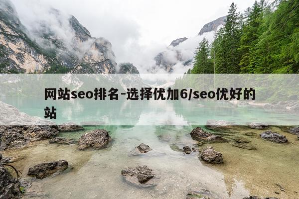 网站seo排名-选择优加6/seo优好的站