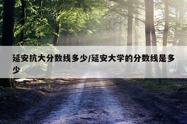 延安抗大分数线多少/延安大学的分数线是多少