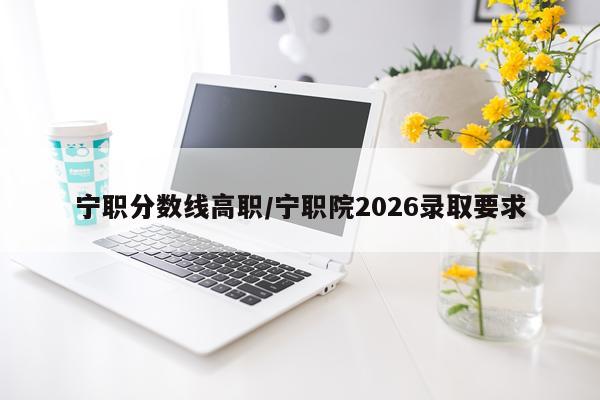 宁职分数线高职/宁职院2026录取要求