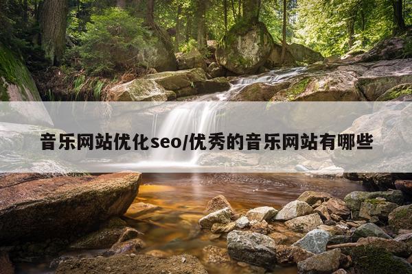 音乐网站优化seo/优秀的音乐网站有哪些