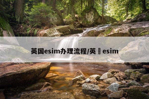 英国esim办理流程/英國esim