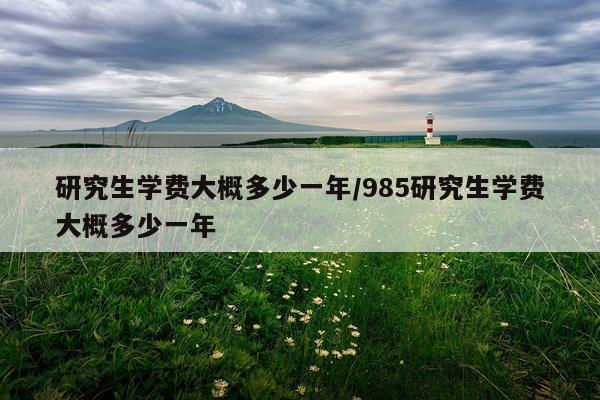 研究生学费大概多少一年/985研究生学费大概多少一年