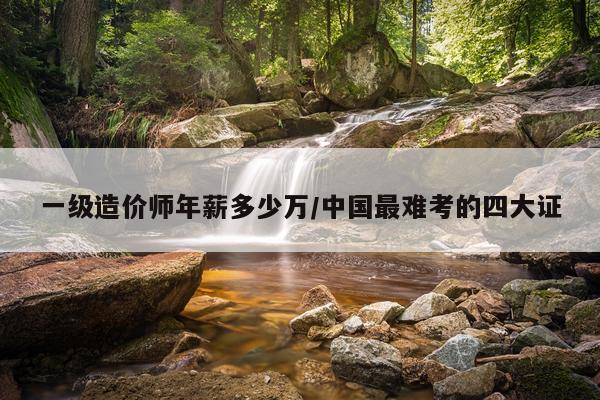 一级造价师年薪多少万/中国最难考的四大证