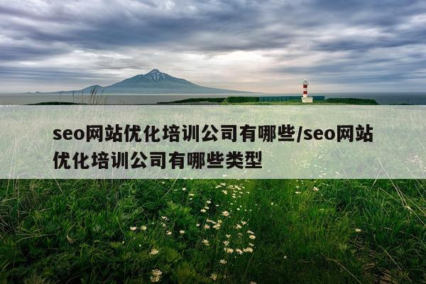 seo网站优化培训公司有哪些/seo网站优化培训公司有哪些类型