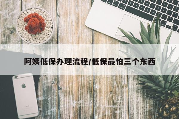 阿姨低保办理流程/低保最怕三个东西