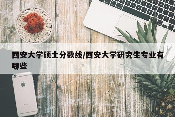 西安大学硕士分数线/西安大学研究生专业有哪些