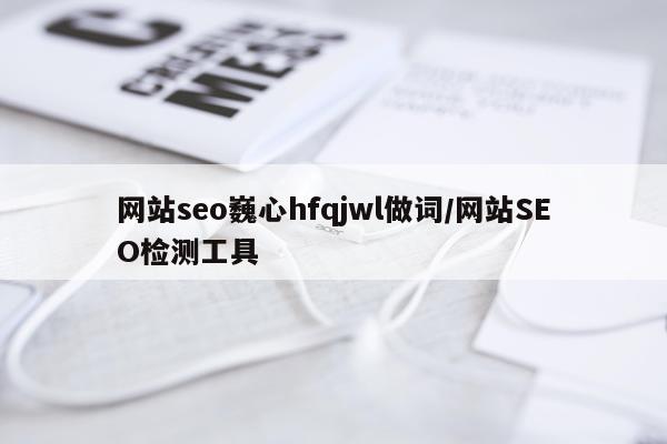 网站seo巍心hfqjwl做词/网站SEO检测工具