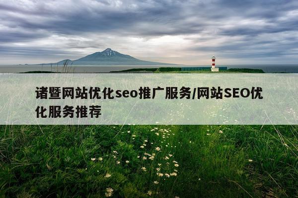 诸暨网站优化seo推广服务/网站SEO优化服务推荐