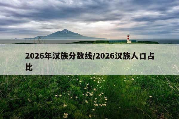 2026年汉族分数线/2026汉族人口占比
