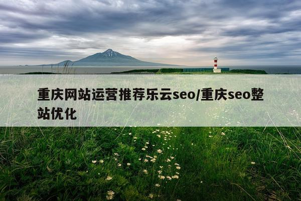重庆网站运营推荐乐云seo/重庆seo整站优化