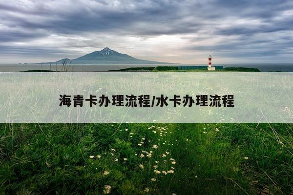 海青卡办理流程/水卡办理流程