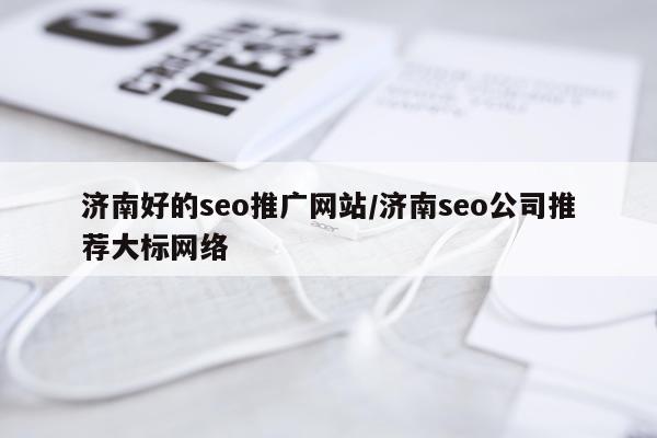 济南好的seo推广网站/济南seo公司推荐大标网络