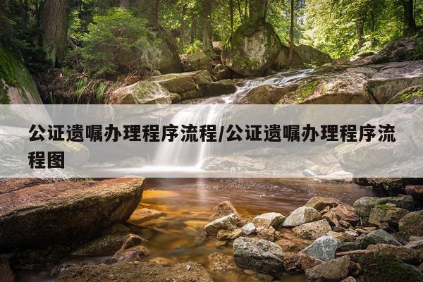 公证遗嘱办理程序流程/公证遗嘱办理程序流程图