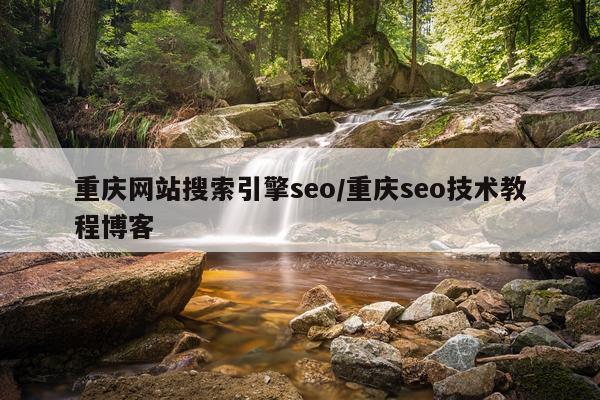 重庆网站搜索引擎seo/重庆seo技术教程博客