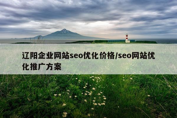 辽阳企业网站seo优化价格/seo网站优化推广方案