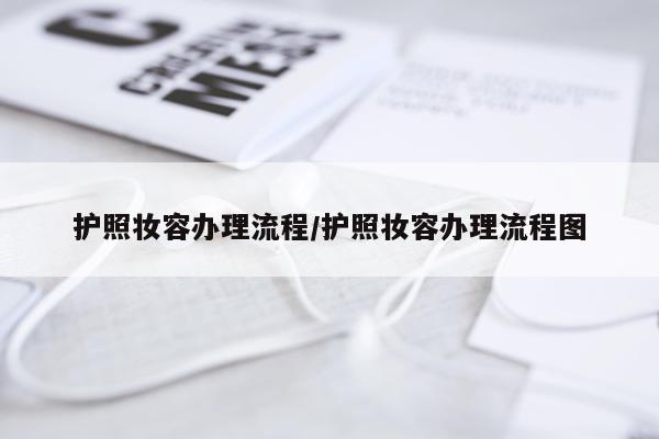 护照妆容办理流程/护照妆容办理流程图