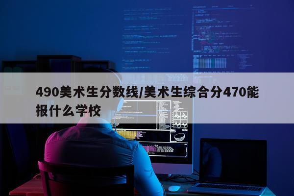490美术生分数线/美术生综合分470能报什么学校