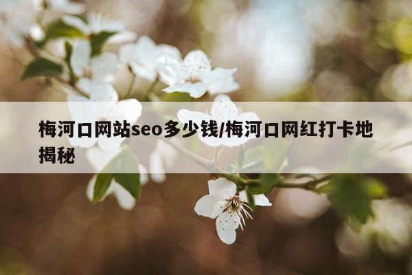 梅河口网站seo多少钱/梅河口网红打卡地揭秘