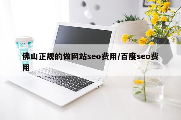 佛山正规的做网站seo费用/百度seo费用