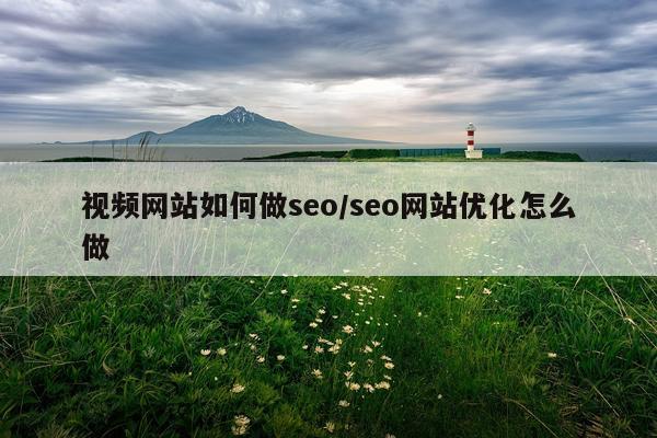 视频网站如何做seo/seo网站优化怎么做